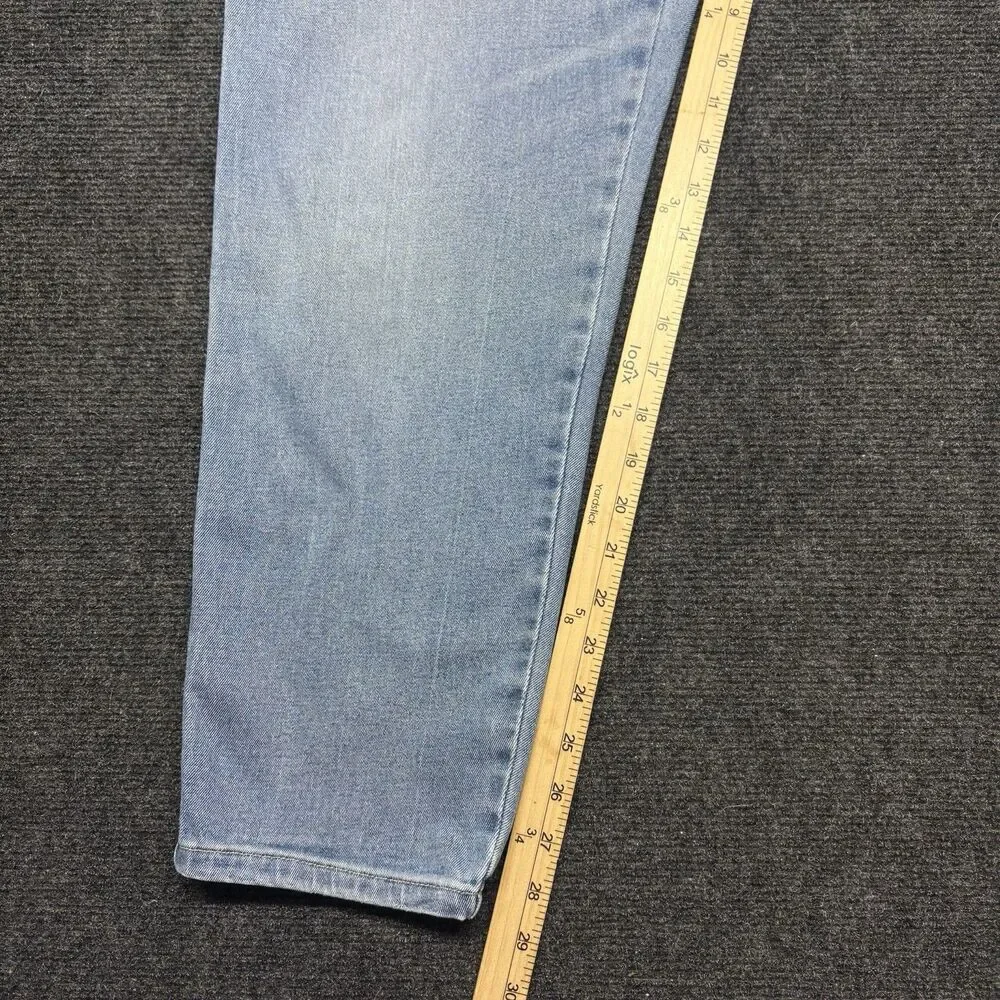 Bill Blass Sz 12 Tapered High Rise Mom Jeans Dark Wash Denim 30 Inseam VTG